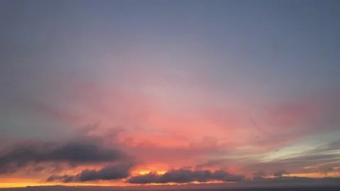 Dramatic and Beautiful Clouds and Sky over Great Britain of England UK Video stock 233502458