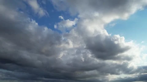 Dramatic and Beautiful Clouds and Sky over Great Britain of England UK Stock Footage 246715778