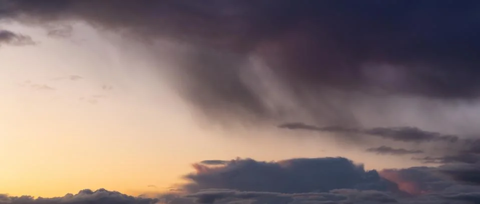 Dramatic and Colorful Cloudscape Background Foto stock
