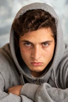 Dramatic and expresive scene Stock Photos