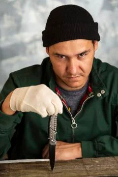 Dramatic and expresive scene Stock Photos