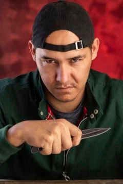 Dramatic and expresive scene Stock Photos