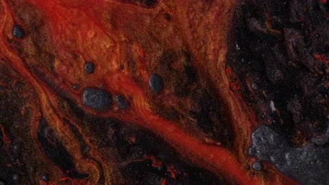 Dramatic artistic background video of movement lava . Footage with liquid Stock Footage 237940157