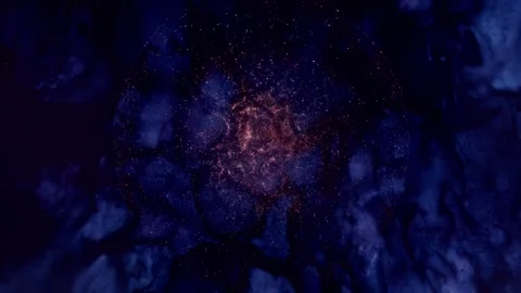 Dramatic artistic background video of movement supernova explosion in outer Stock Footage 241265659