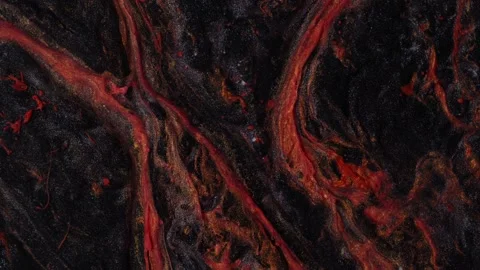 Dramatic artistic background video of movement lava . Footage with liquid Stock Footage 246481711