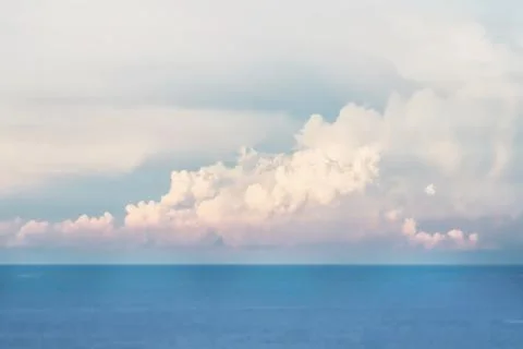 Dramatic atmosphere panorama view of beautiful blue sky and clouds. Stock Photos