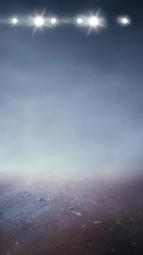 Dramatic background featuring a hazy, foggy landscape illuminated by bright.. Stock Illustration