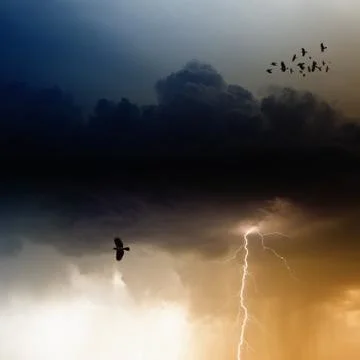 Dramatic background Stock Photos