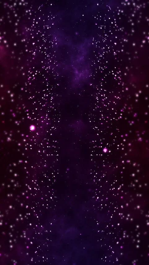 Dramatic background of star formation with rays of light on a blue purple smo Stock Footage 227315944