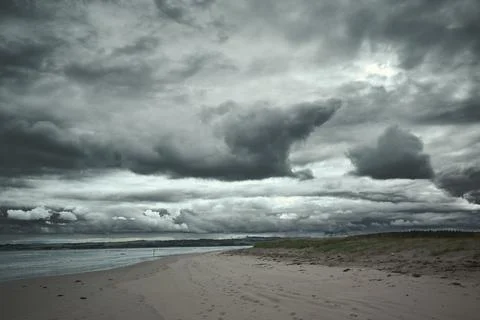 Dramatic Beach Sky Foto stock
