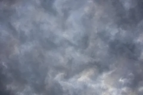 Dramatic black and grey cloud before rainy Foto stock