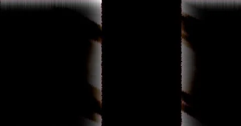 Dramatic black background with vibrant light effects Stock Illustration