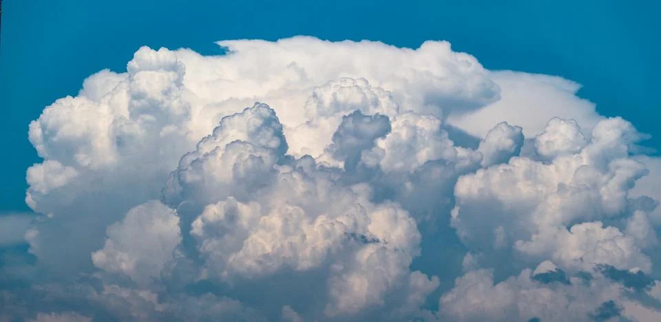 Dramatic blue sky 스톡 사진