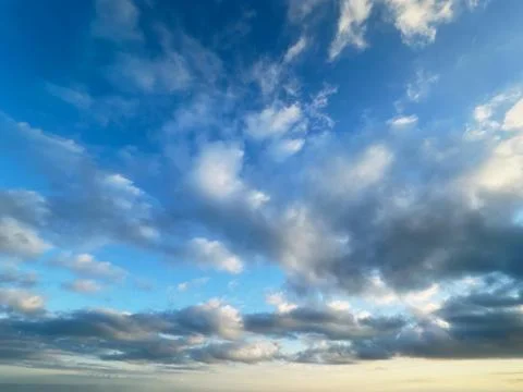 Dramatic blue sky Stock Photos