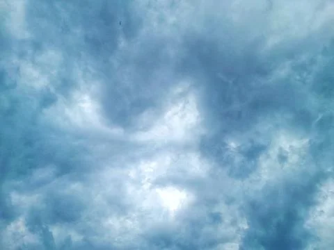 Dramatic blue storm Stock Photos