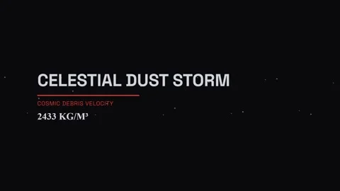 Dramatic celestial dust storm clouds at sunset, atmospheric weather phenomeno Stock Footage 337656333