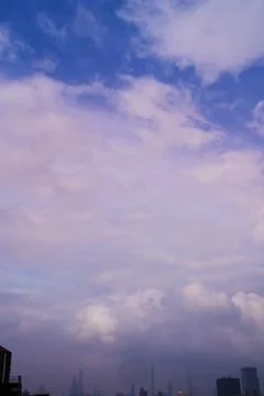 Dramatic Cinematic Moody Cloudy Sky Background Stock Photos