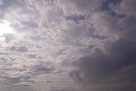 Dramatic Cinematic Moody Cloudy Sky Background Stock Photos