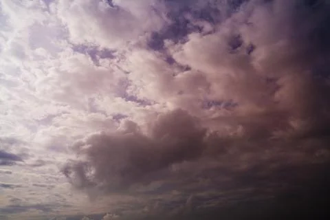 Dramatic Cinematic Moody Cloudy Sky Background Stock Photos