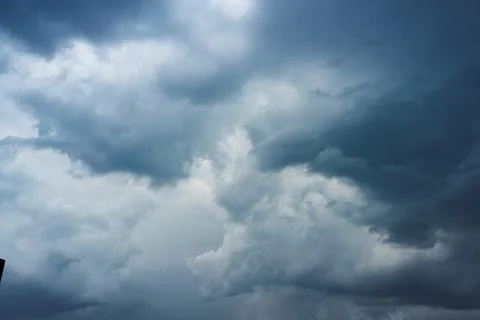 Dramatic Cinematic Moody Cloudy Sky Background Stock Photos