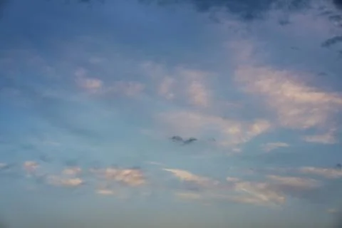 Dramatic Cinematic Moody Cloudy Sky Background Stock Photos
