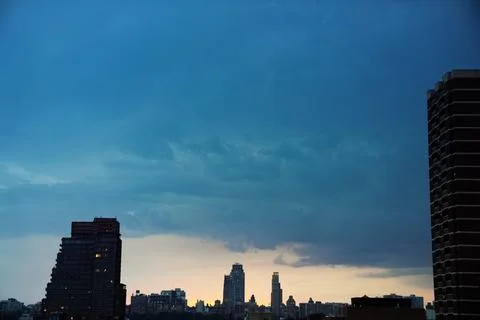 Dramatic Cinematic Moody Cloudy Sky Background Foto stock