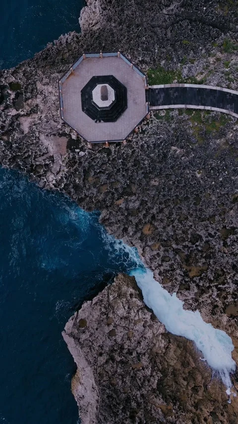 Dramatic Cliffside Pathway Leading To Panoramic Coastal Viewpoint Stock Footage 324702120