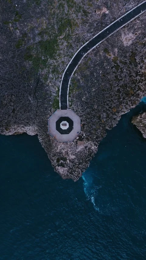 Dramatic Cliffside Pathway Leading To Panoramic Coastal Viewpoint Video stock 326533847