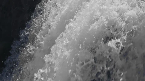 DRAMATIC Close UP of Powerful Northwest Waterfall Stock Footage 95985362
