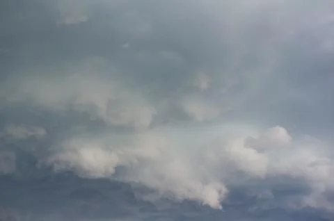 Dramatic cloud and stormy cloudy sky before storm Stock Photos
