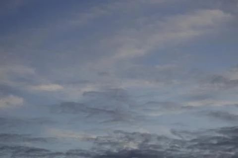 Dramatic cloud formation during twilight period. Stock Photos