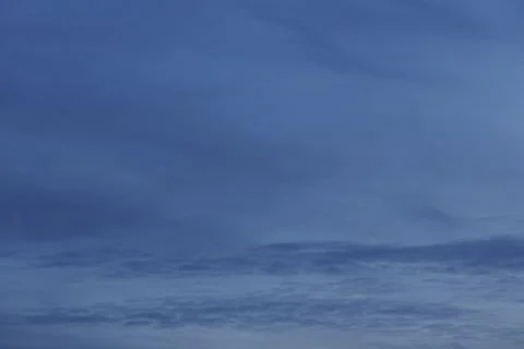 Dramatic cloud formation during twilight period. Stock Photos
