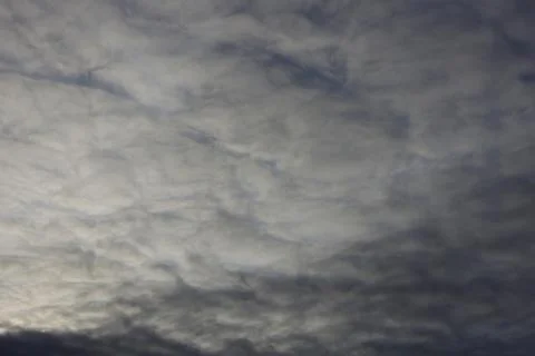 Dramatic cloud formation during twilight period. Stock Photos