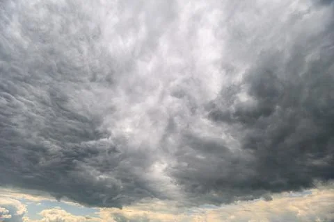 Dramatic Cloud Formation in the Expansive Sky Above Us, Observed with Keen Inter Stock Photos