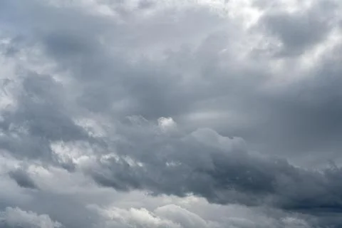 Dramatic cloud formation filling the format Baden Wuerttemberg Germany Europe Stock Photos