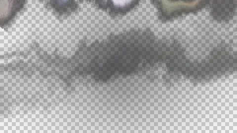 Dramatic cloud formation Stock Illustration