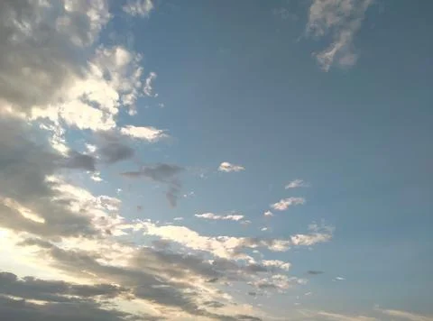 Dramatic cloud shape Stock Photos