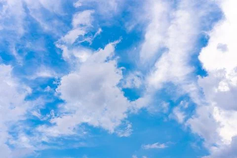 Dramatic cloud sky background Heawy rainy clouds Beautiful cloudscape Blue co Stock Photos