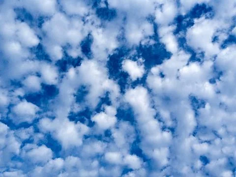 Dramatic Cloud Texture in Blue Sky Stock Photos