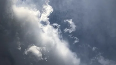 Dramatic Cloud Time Lapse Stock Footage 97456297