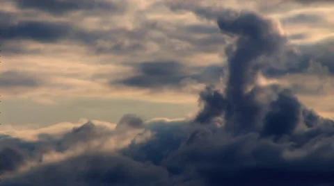 Dramatic cloud time-lapse transition Video stock 38822282