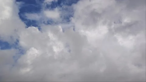 Dramatic cloud timelapse over tropical sky Stock Footage 334357885