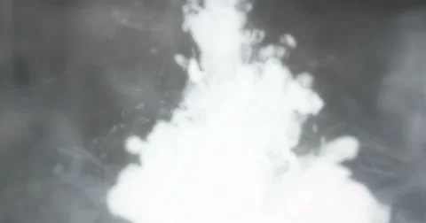 Dramatic cloud of white smoke Stock Footage 45515012