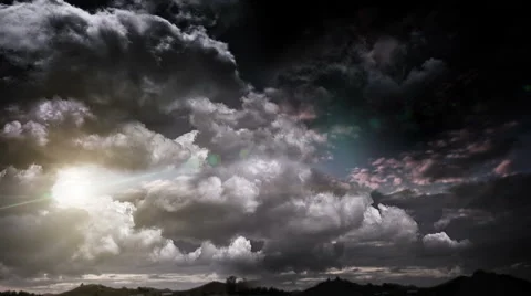 Dramatic Clouds 12 Stock Footage 42973040