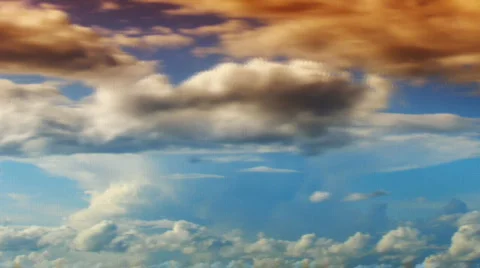 Dramatic clouds 2 Stock Footage 458255