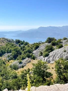 Dramatic Clouds Above Montenegrin Peaks Stock Photos