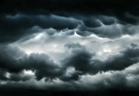 Dramatic Clouds Background Stock Photos