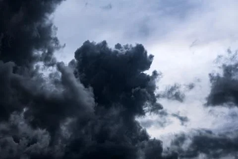 Dramatic Clouds Background Stock-Fotos
