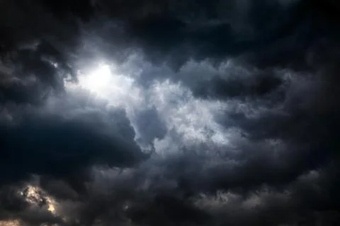 Dramatic Clouds Background Foto stock
