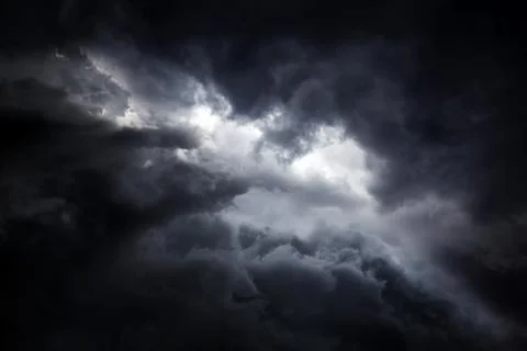 Dramatic Clouds Background Foto stock